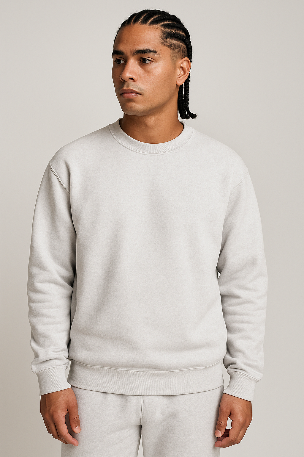 Moletom Careca Streetwear - Branco