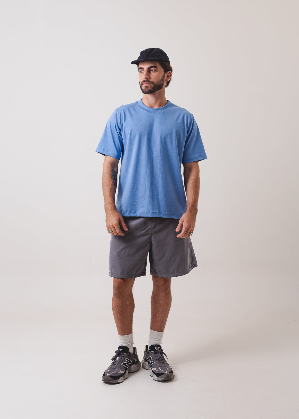 Tshirt Boxy - Azul