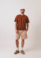 Tshirt Boxy - Marrom Carvalho