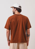 Tshirt Boxy - Marrom Carvalho