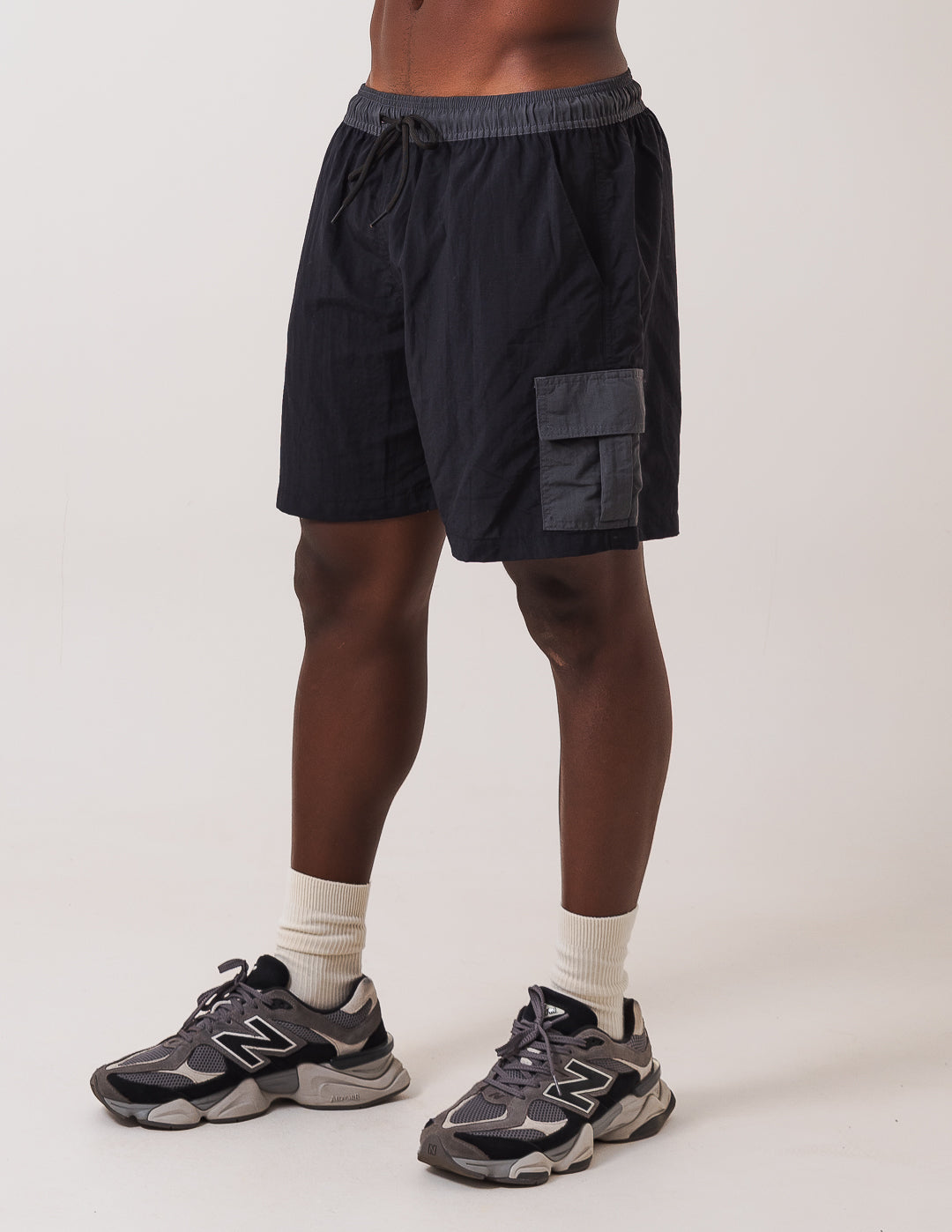 Short Cargo - Preto com Chumbo