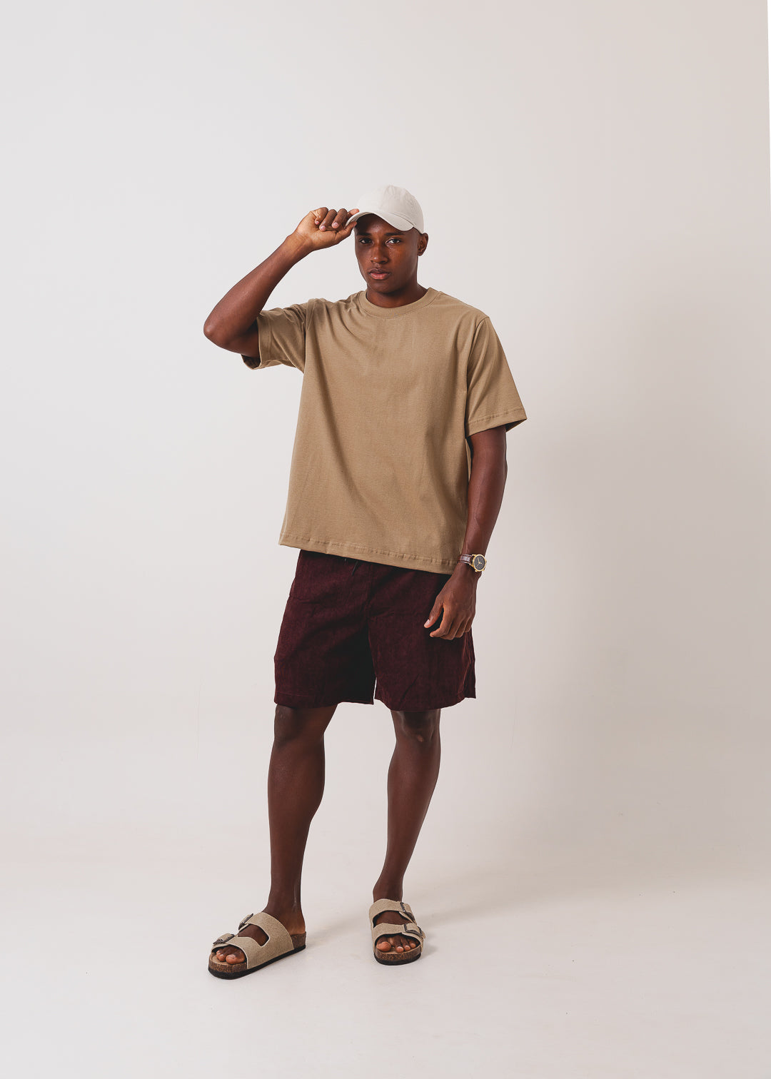 Tshirt Boxy - Bege 2132