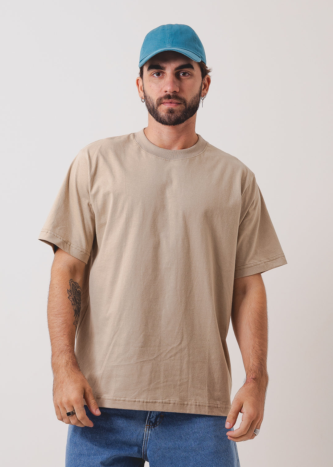 Tshirt Oversized - Bege 2132