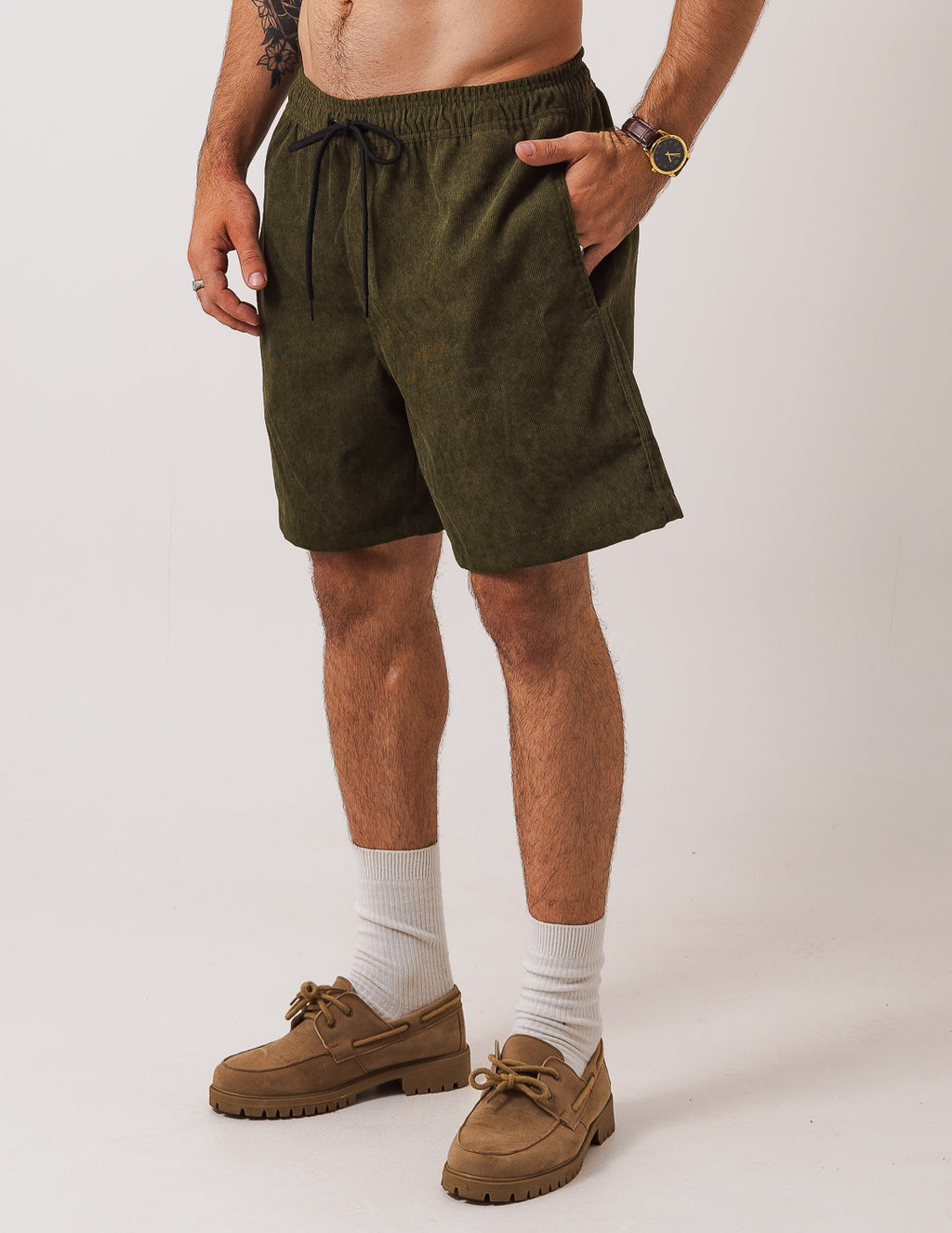 Short Cotelê - Verde