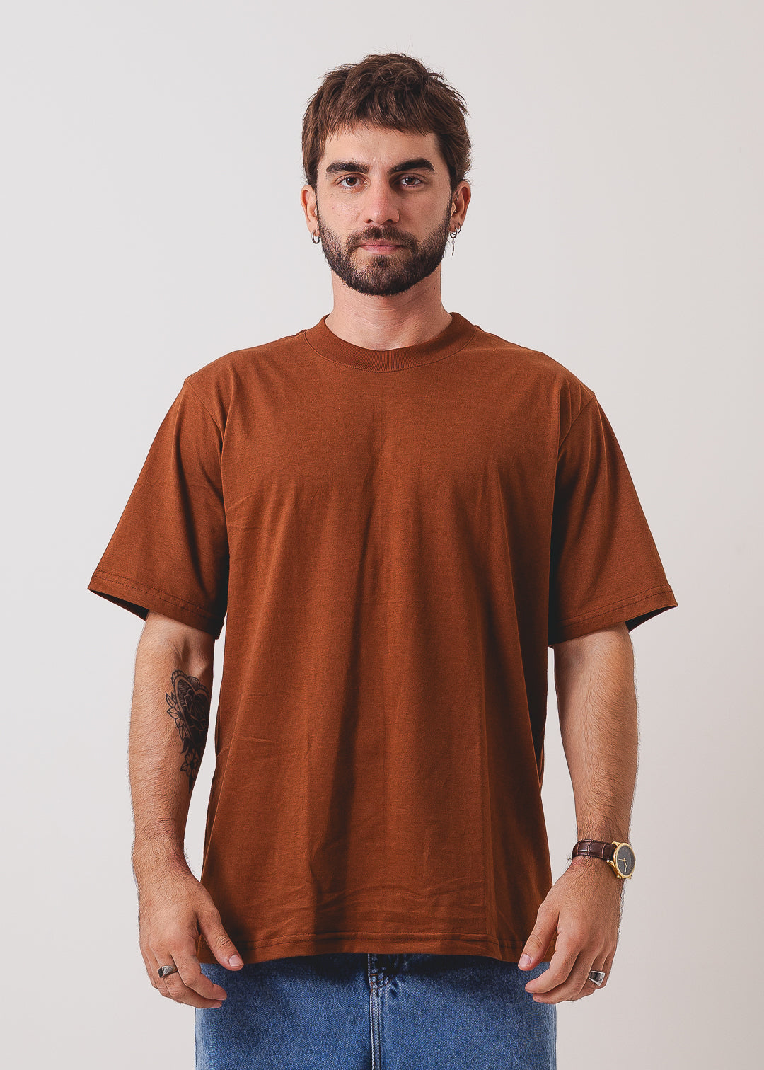Tshirt Oversized - Marrom 2029