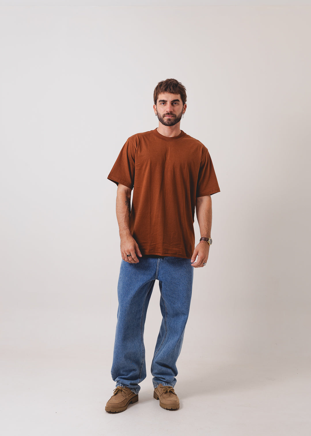 Tshirt Oversized - Marrom 2029