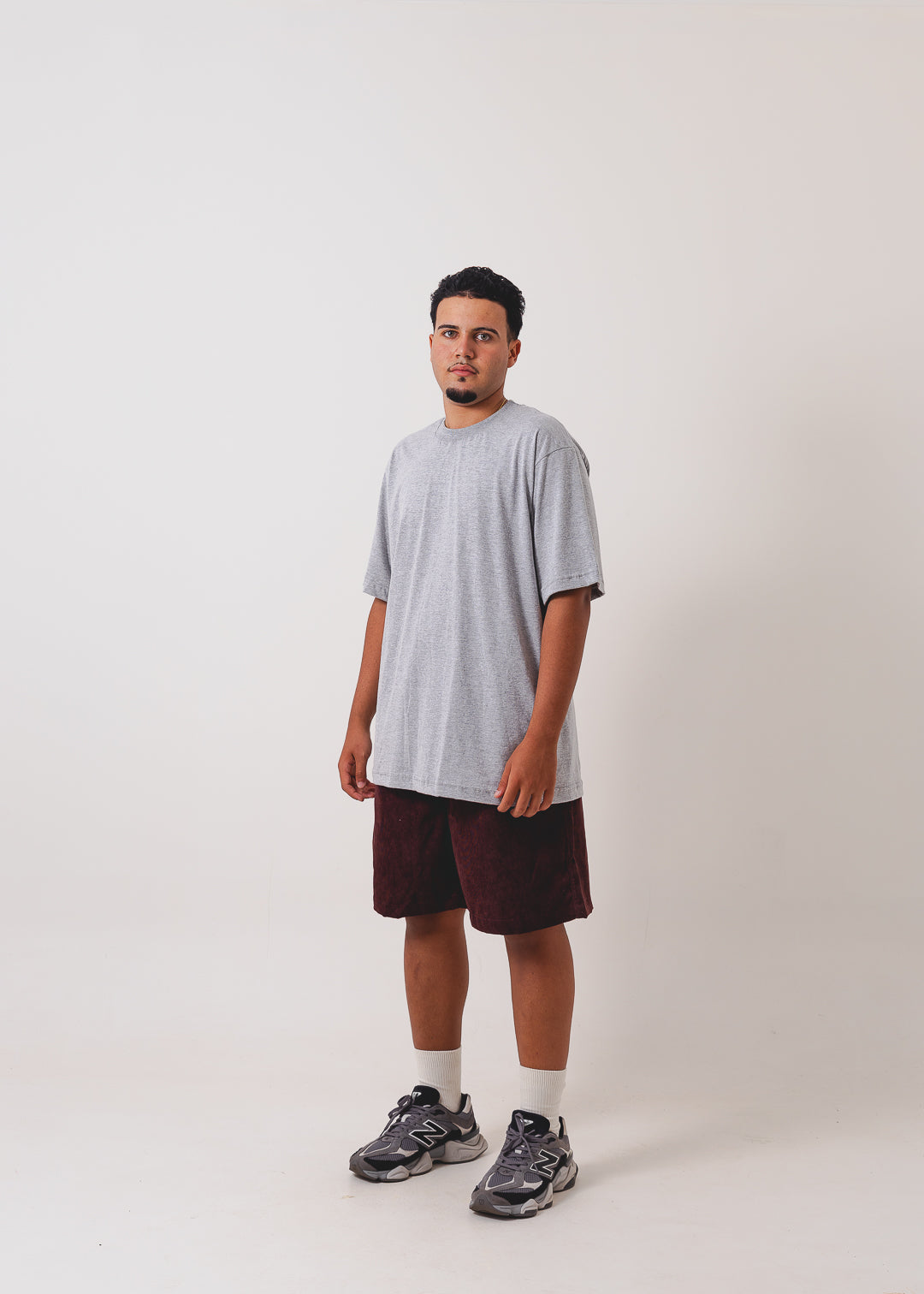 Tshirt Oversized - Cinza