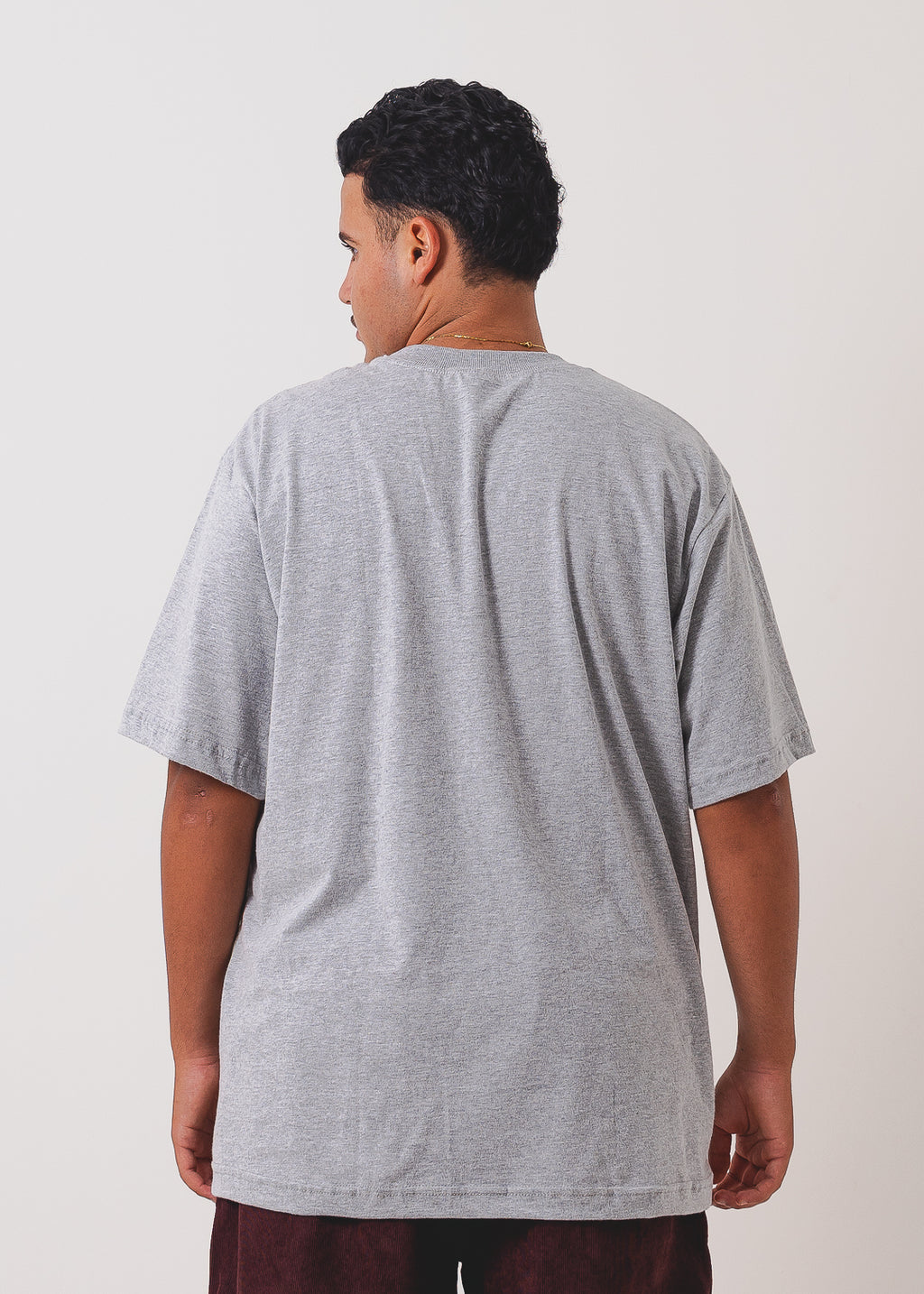 Tshirt Oversized - Cinza