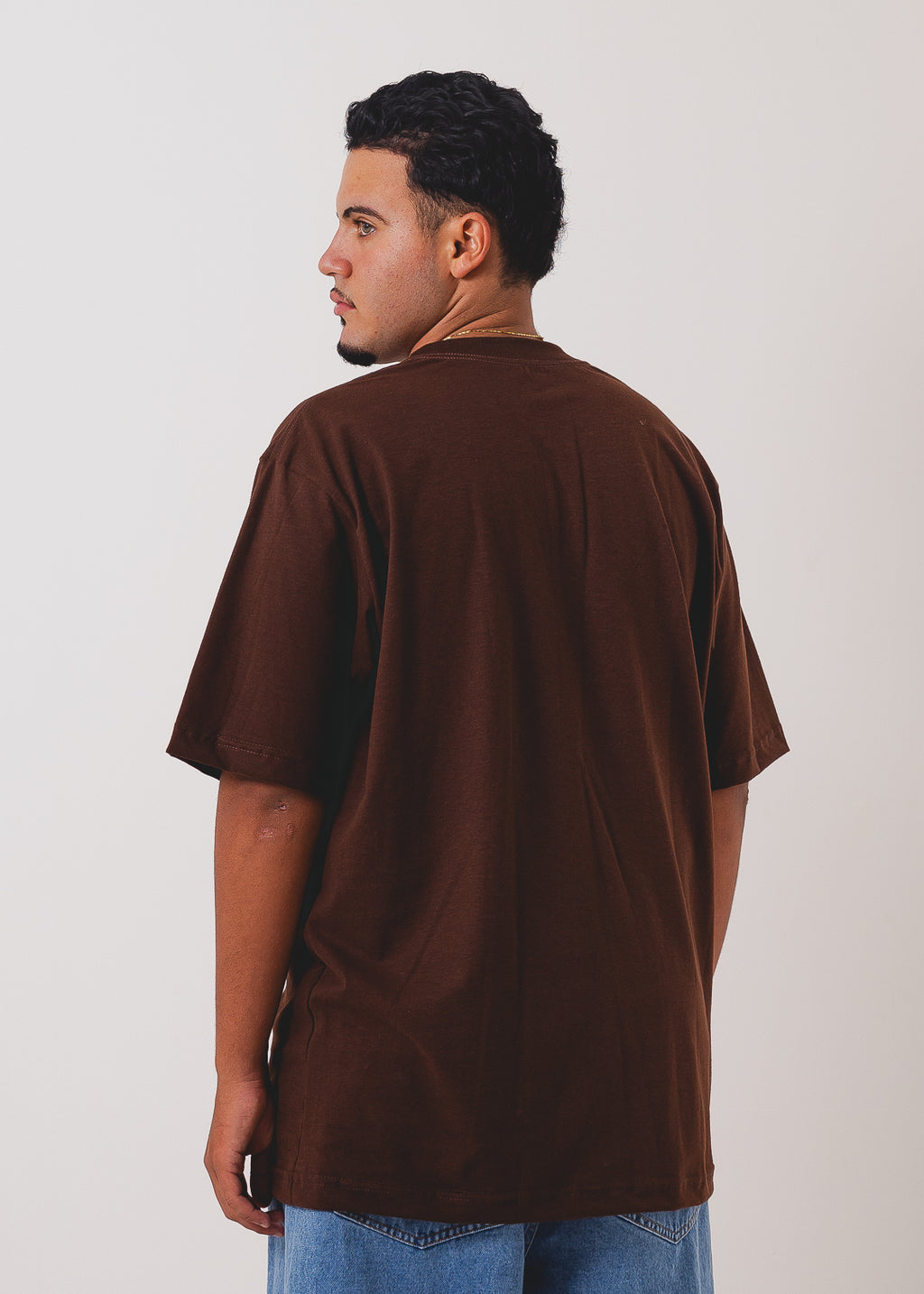 Tshirt Oversized - Marrom 2028