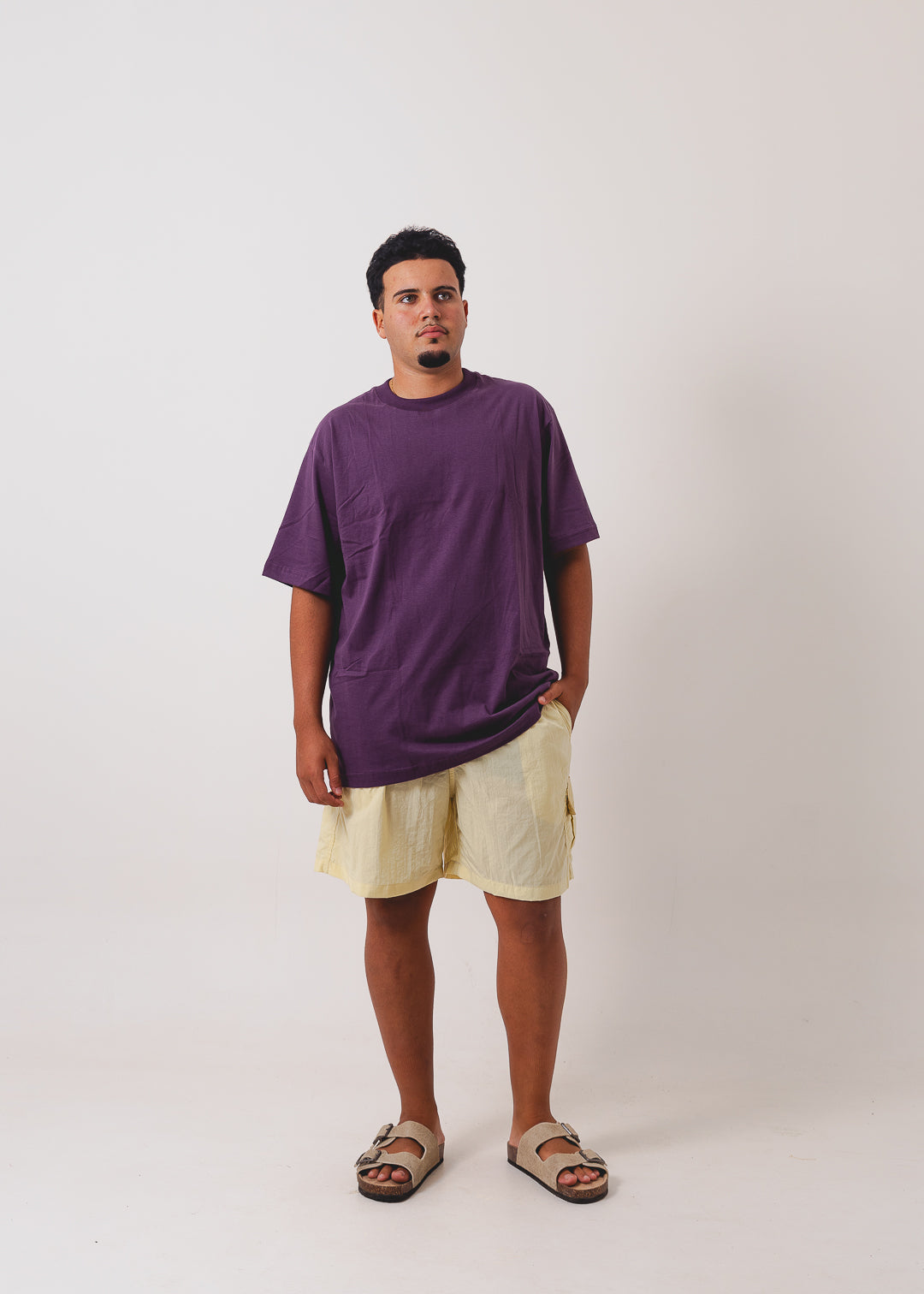 Tshirt Oversized - Roxo