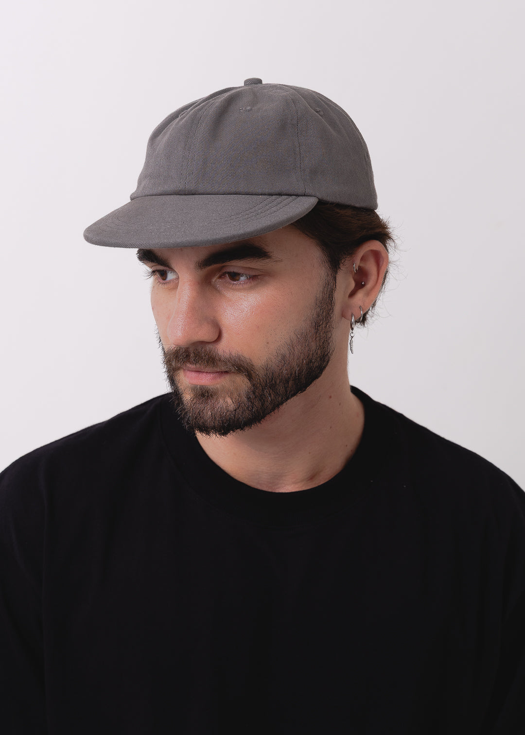 Boné Six Panel Chumbo