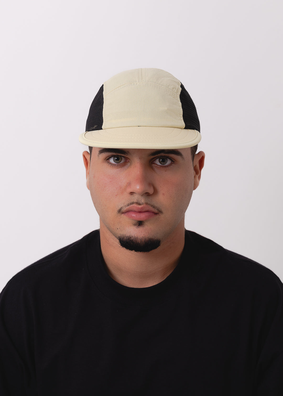 Five Panel de Redinha Bege com Preto