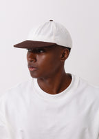 Boné Six Panel Off com Marrom