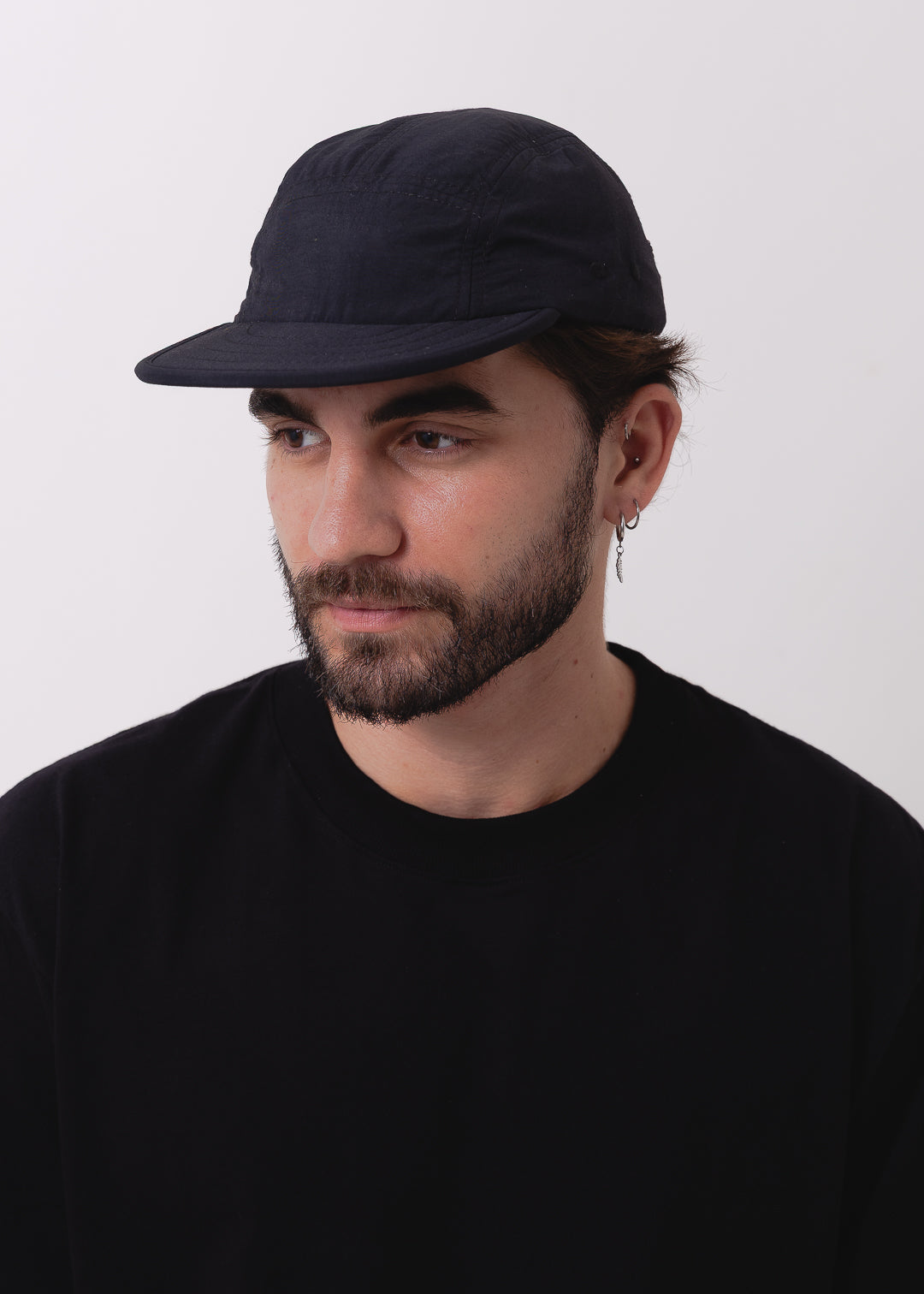 Boné Five Panel Preto