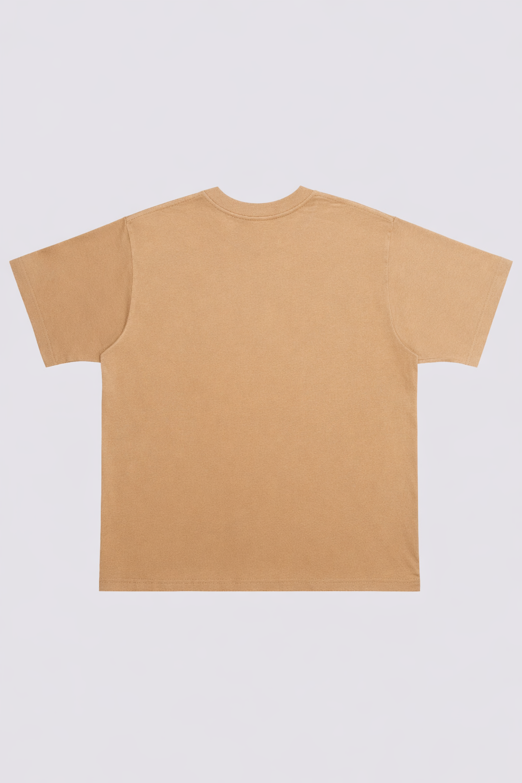 Tshirt Boxy Streetwear 100% algodão - Bege 2131