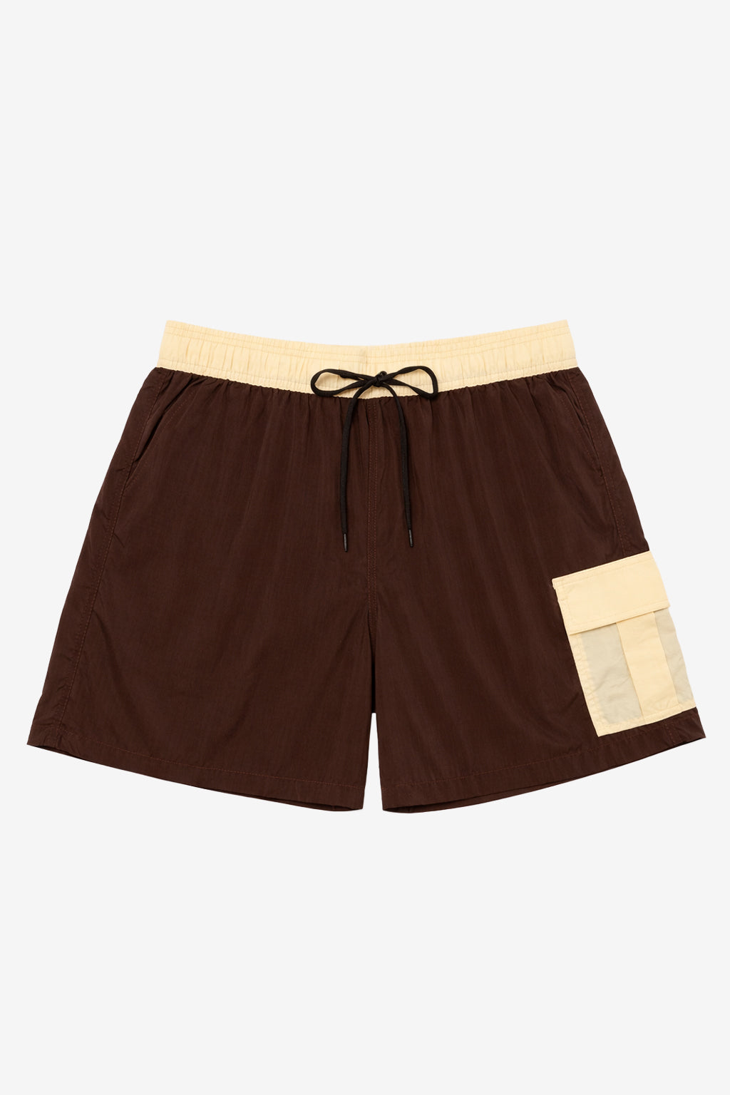 Short Cargo - Marrom com Bege