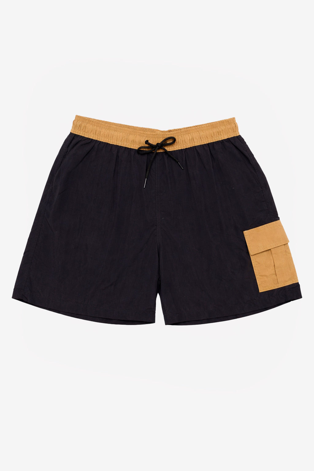 Short Cargo - Preto com Caqui
