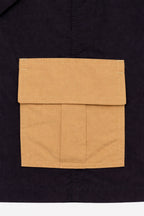 Short Cargo - Preto com Caqui