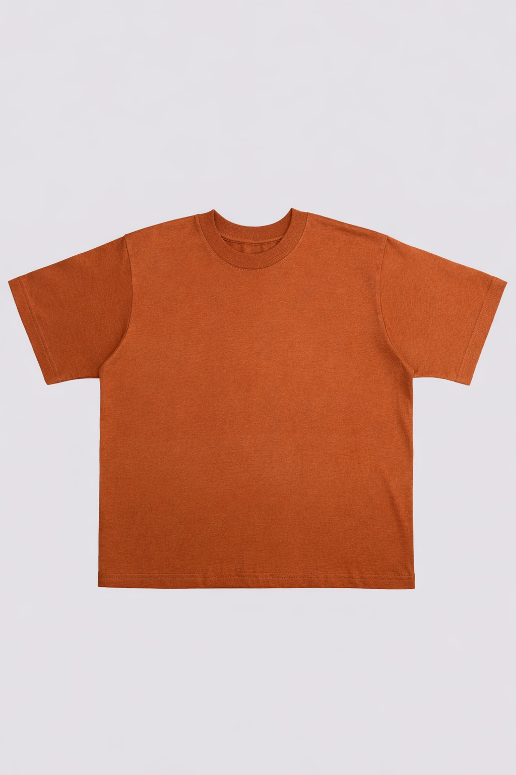 Tshirt Boxy Streetwear 100% algodão - Laranja