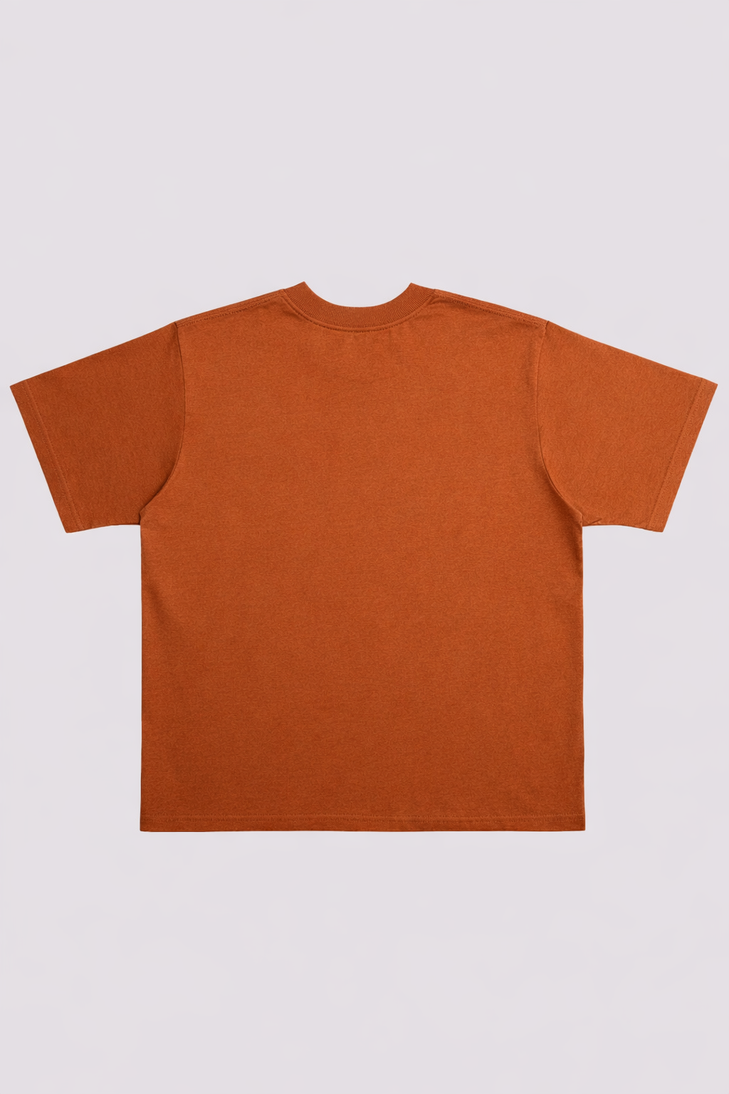 Tshirt Boxy Streetwear 100% algodão - Laranja