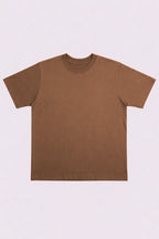 Tshirt Boxy - Marrom Carvalho