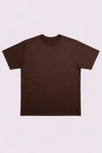 Tshirt Boxy - Marrom Café