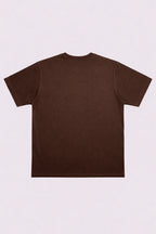 Tshirt Boxy - Marrom Café