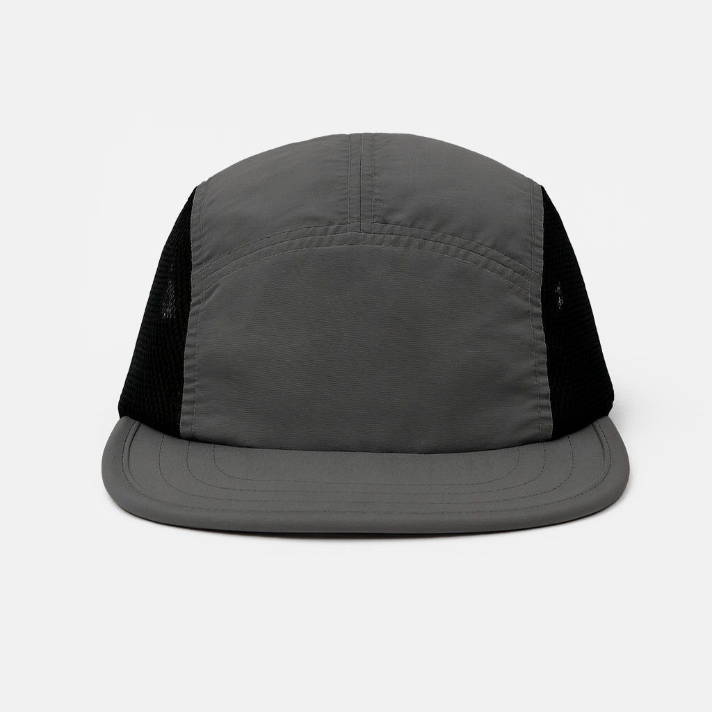 Five Panel de Redinha Chumbo com Preto