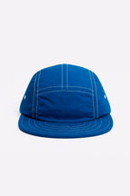 Boné Five Panel Streetwear Azul com Linha Branca
