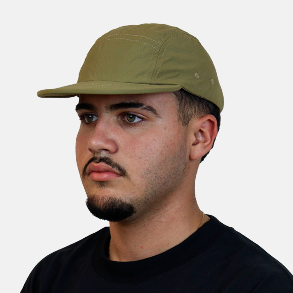 Boné Five Panel Streetwear Caqui