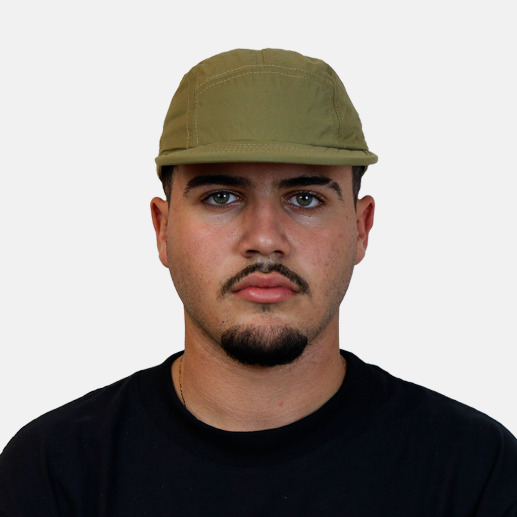Boné Five Panel Streetwear Caqui