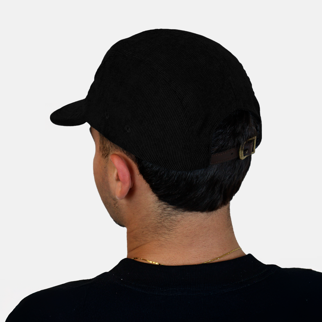 Five Panel Cotele Algodão - Preto