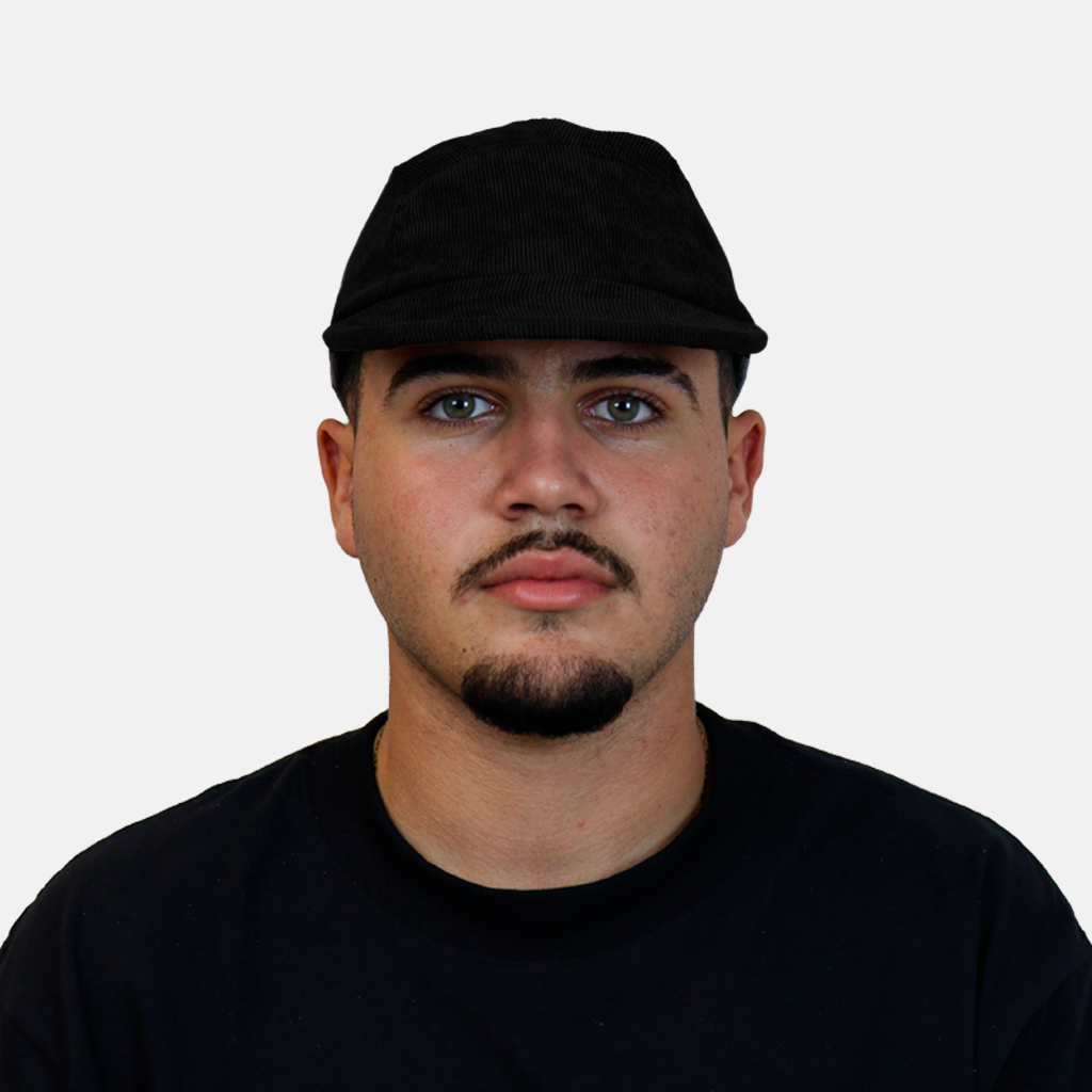 Five Panel Cotele Algodão - Preto