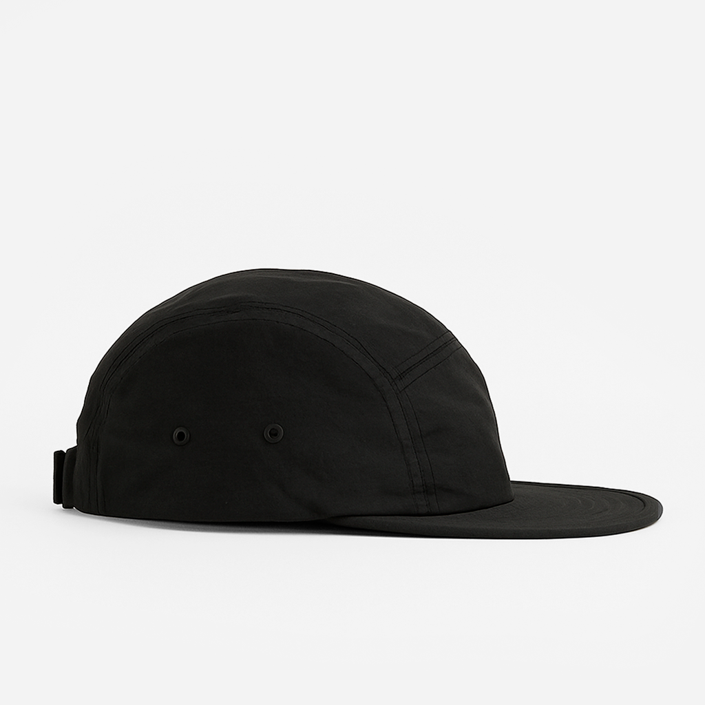 Boné Five Panel Preto