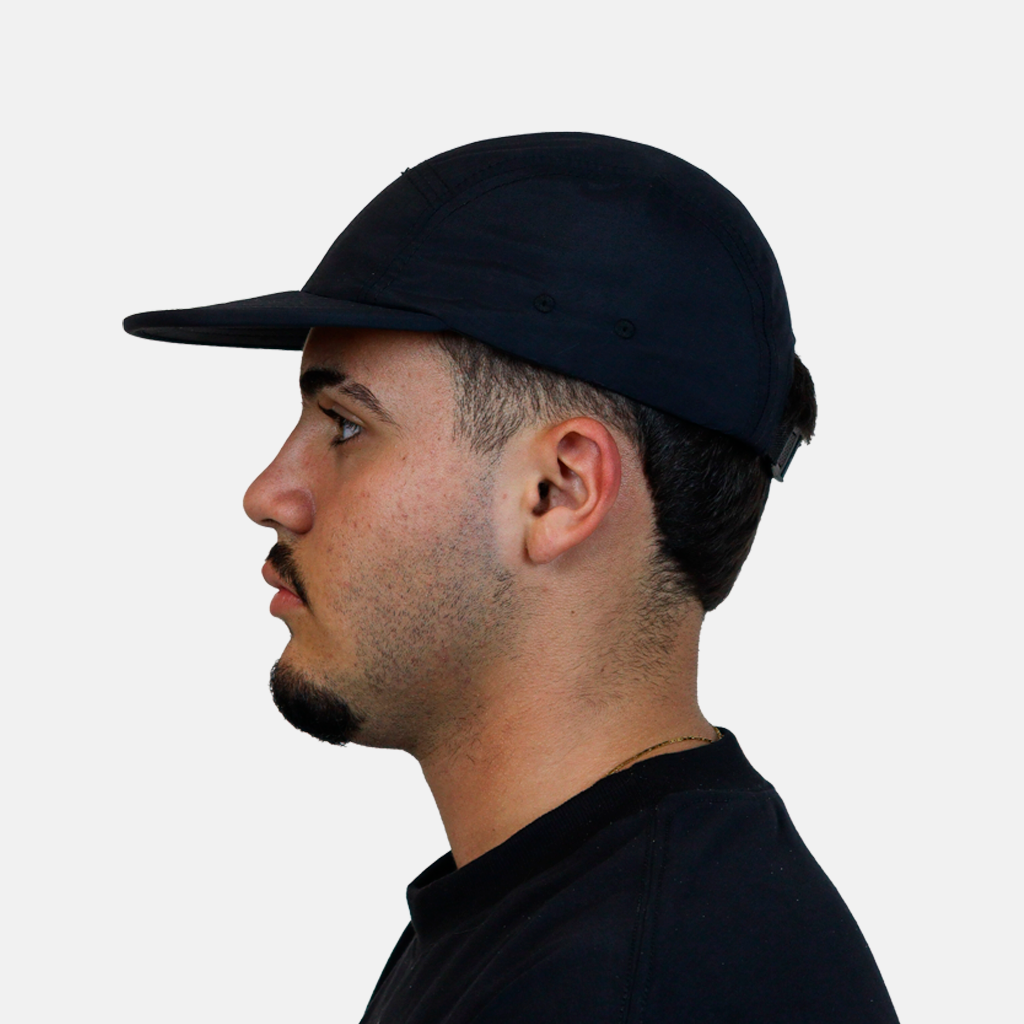 Boné Five Panel Preto