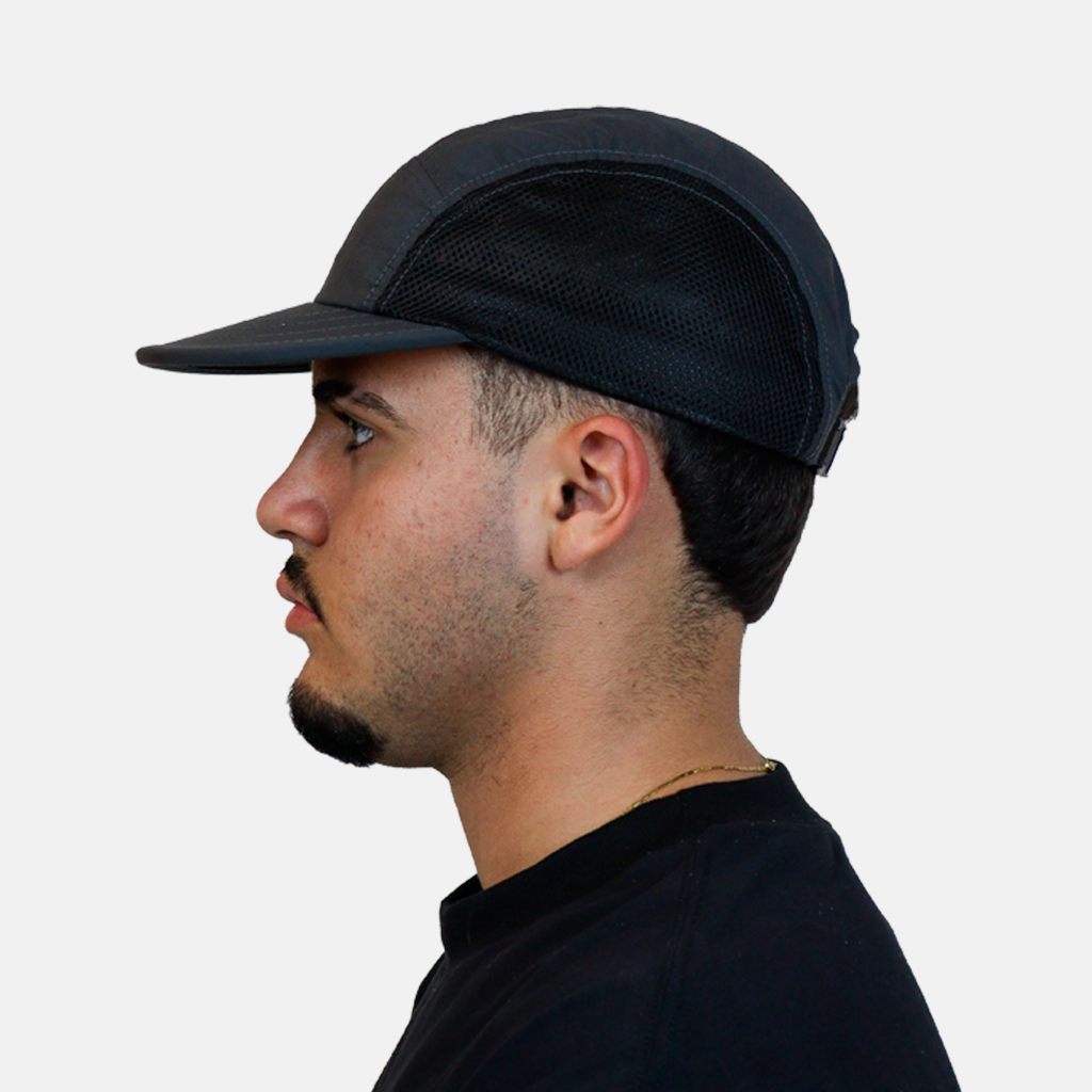 Five Panel de Redinha Chumbo com Preto