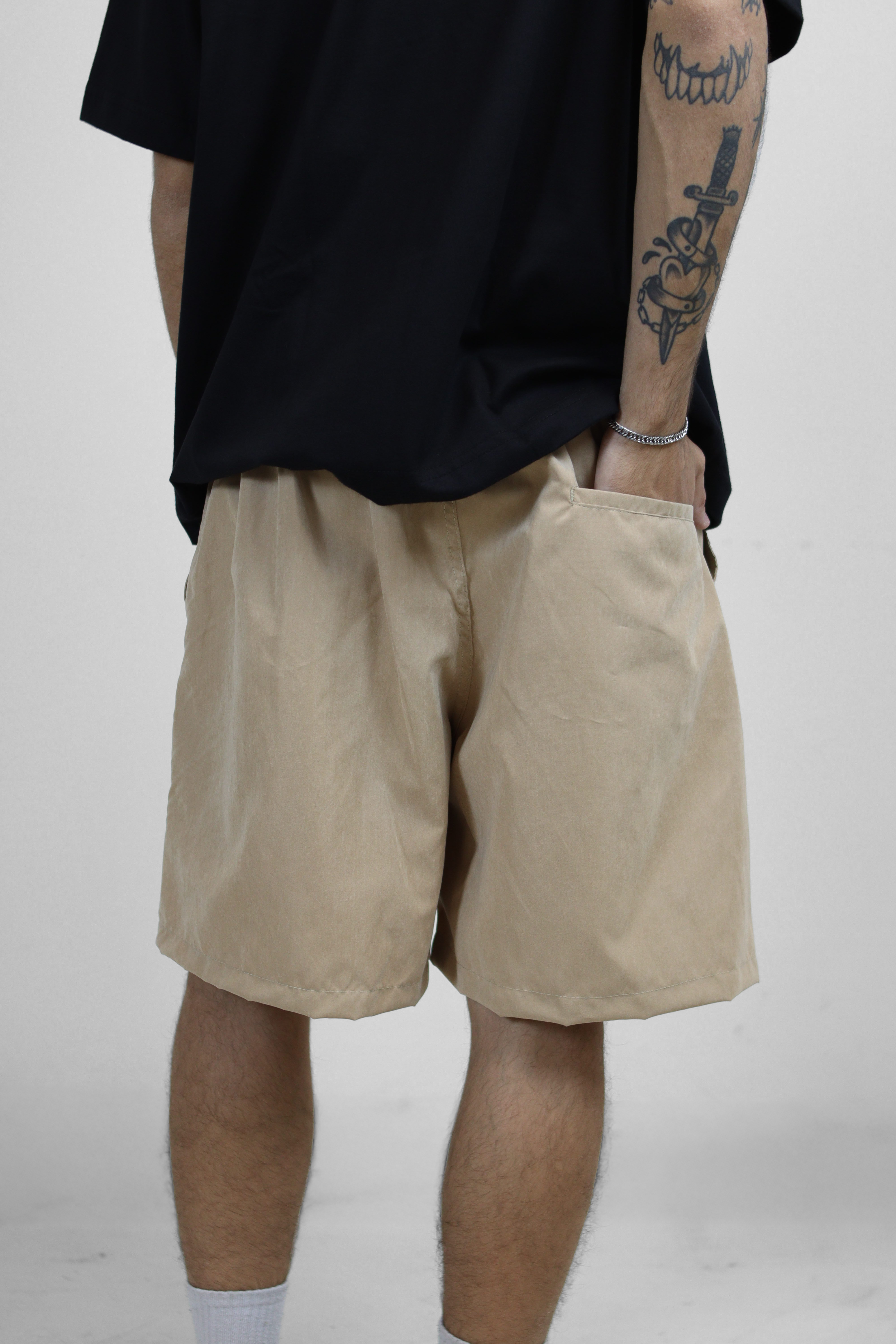 Short Peletizado - Bege