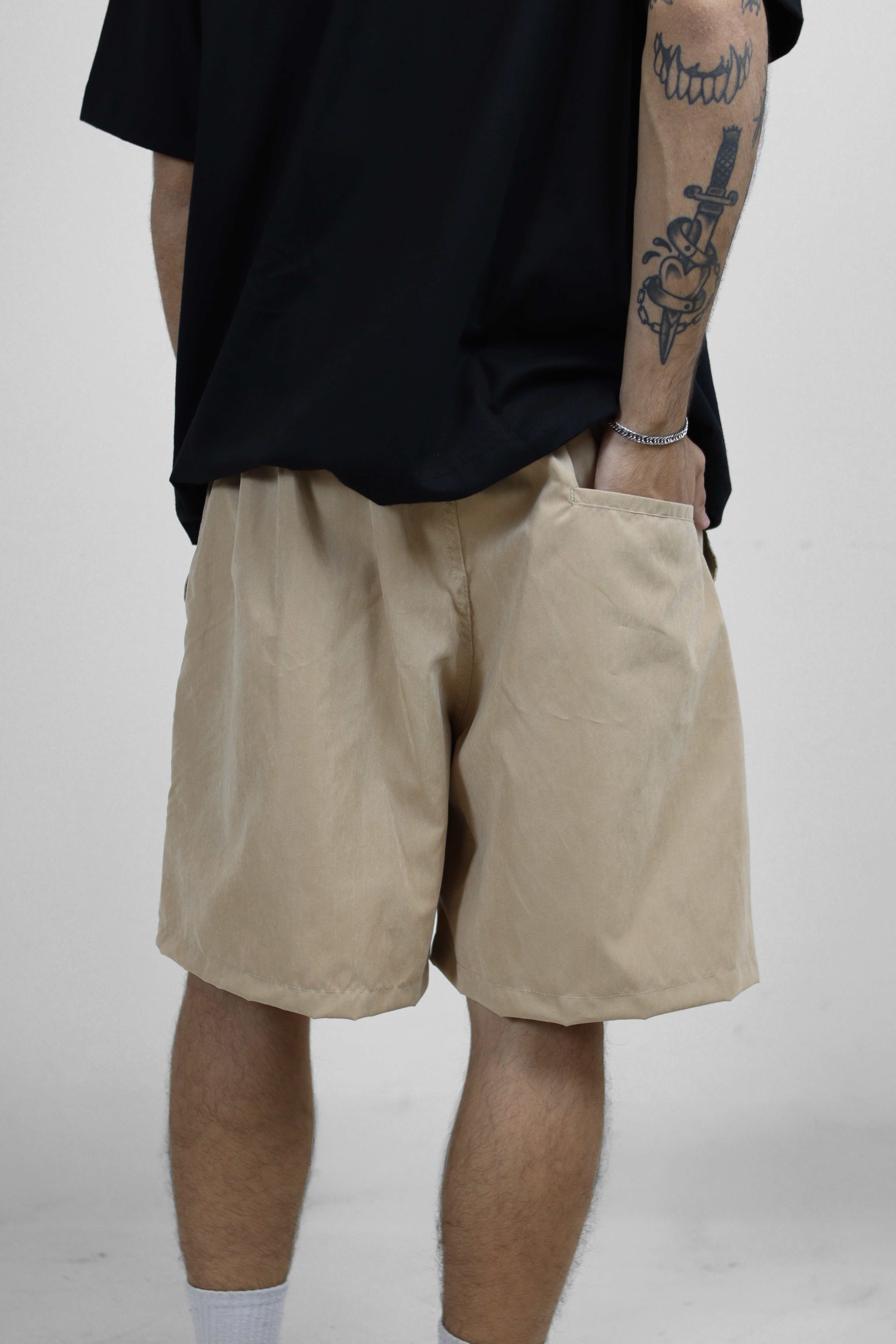 Short Peletizado - Bege