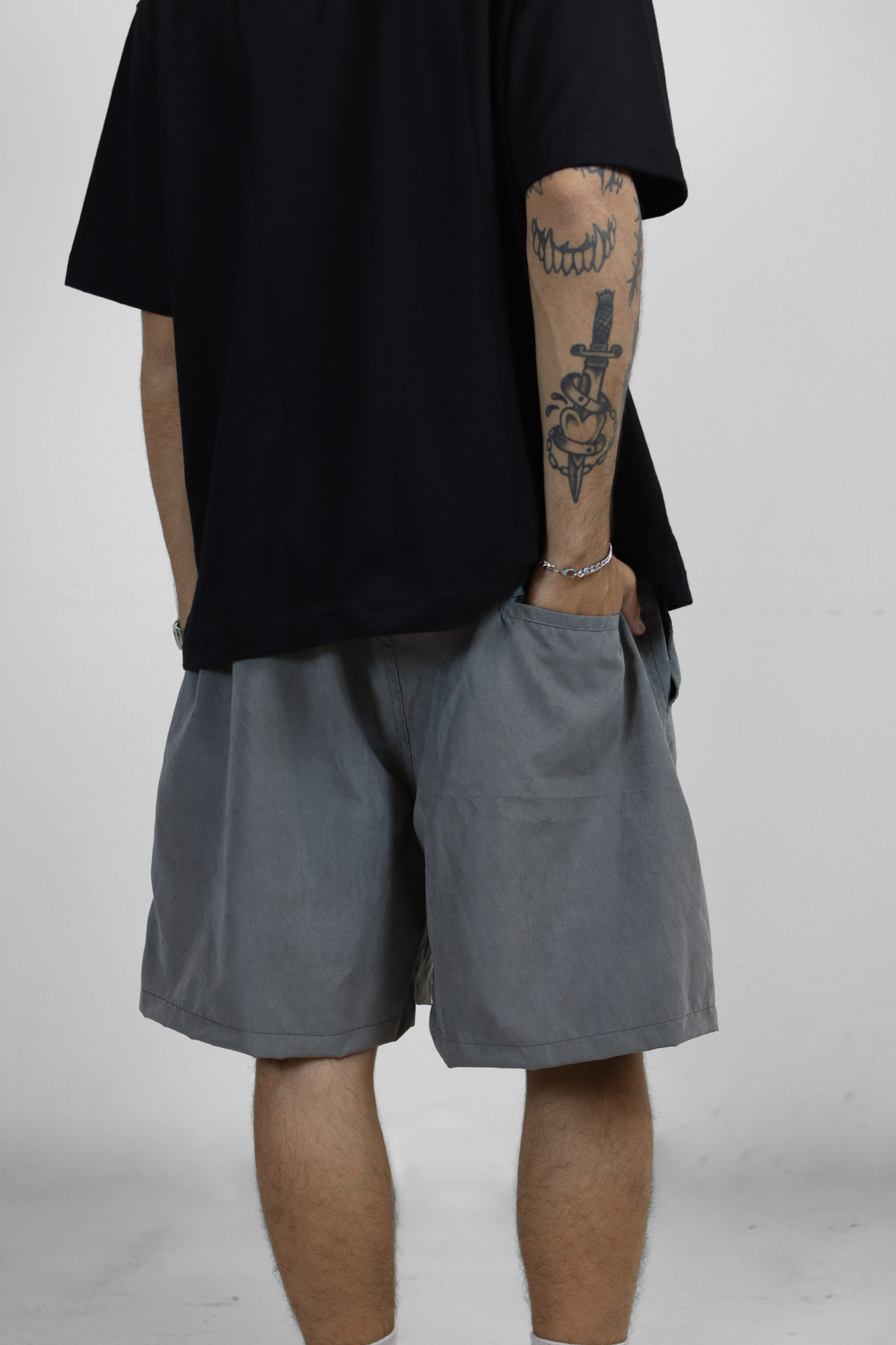 Short Peletizado - Chumbo