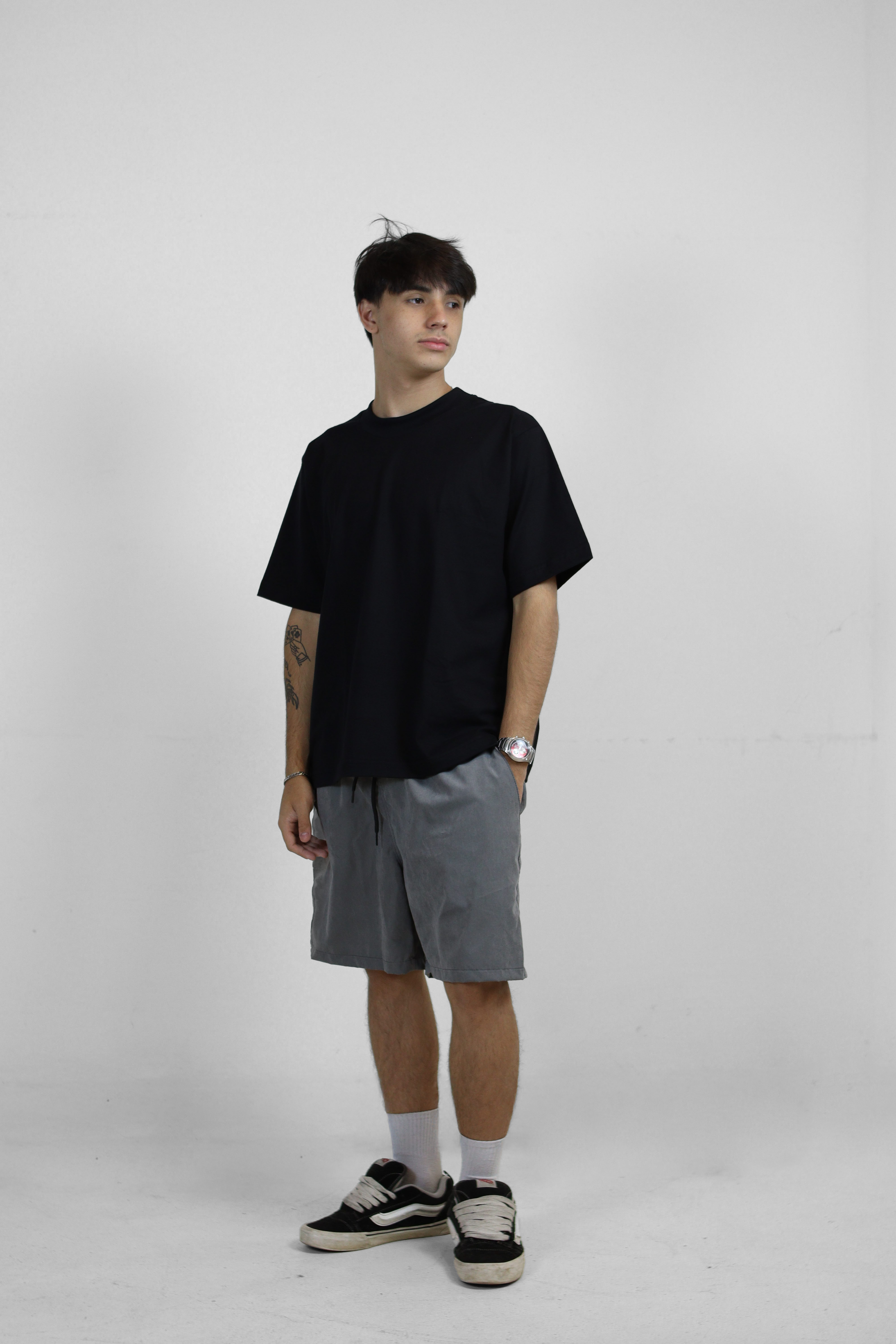 Short Peletizado - Chumbo