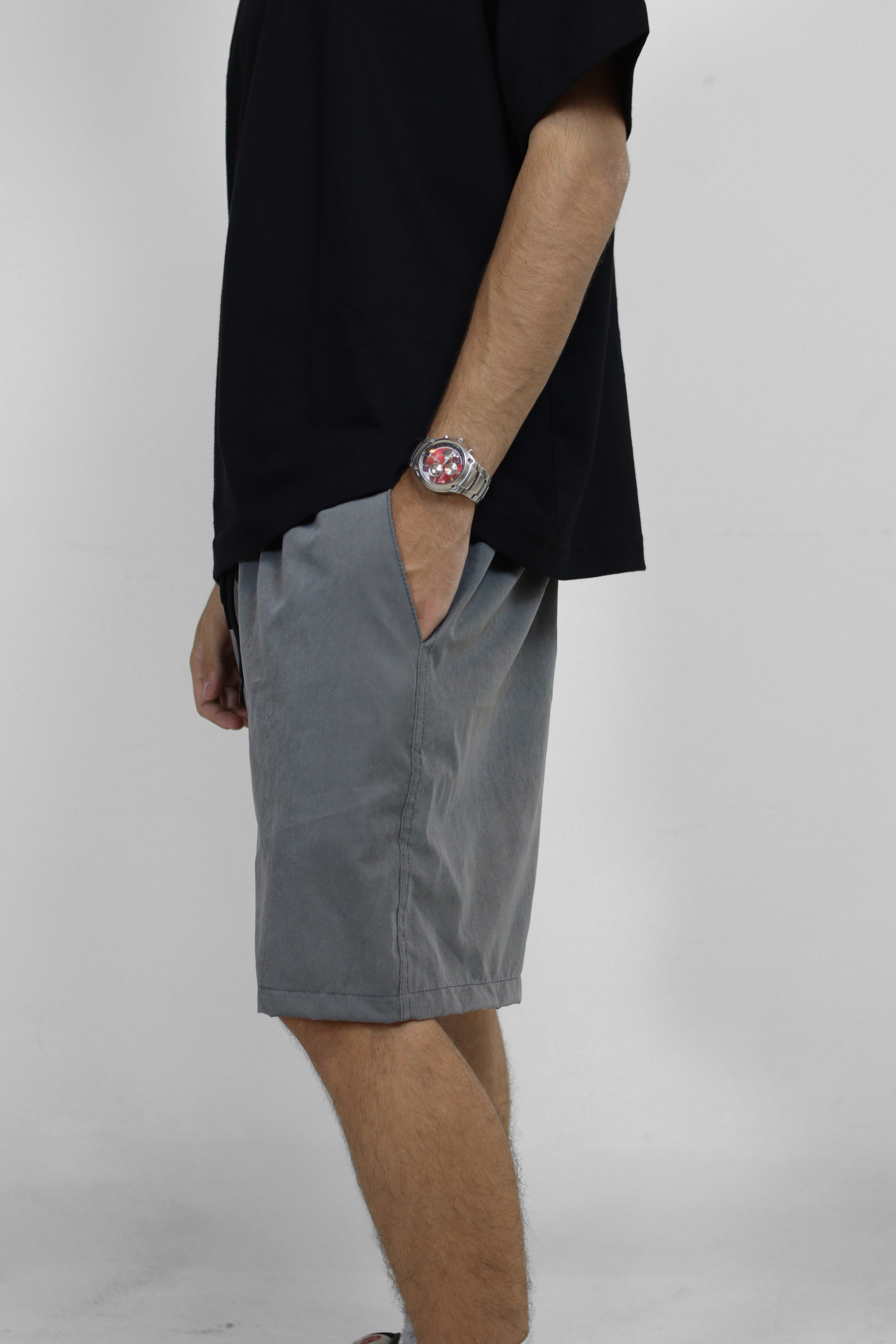 Short Peletizado - Chumbo