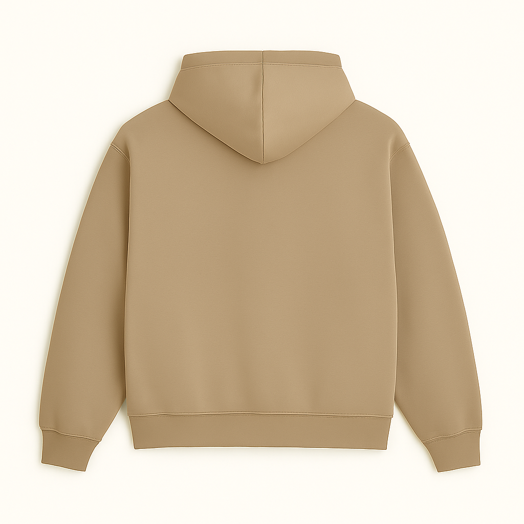 Moletom Canguru Streetwear - Bege