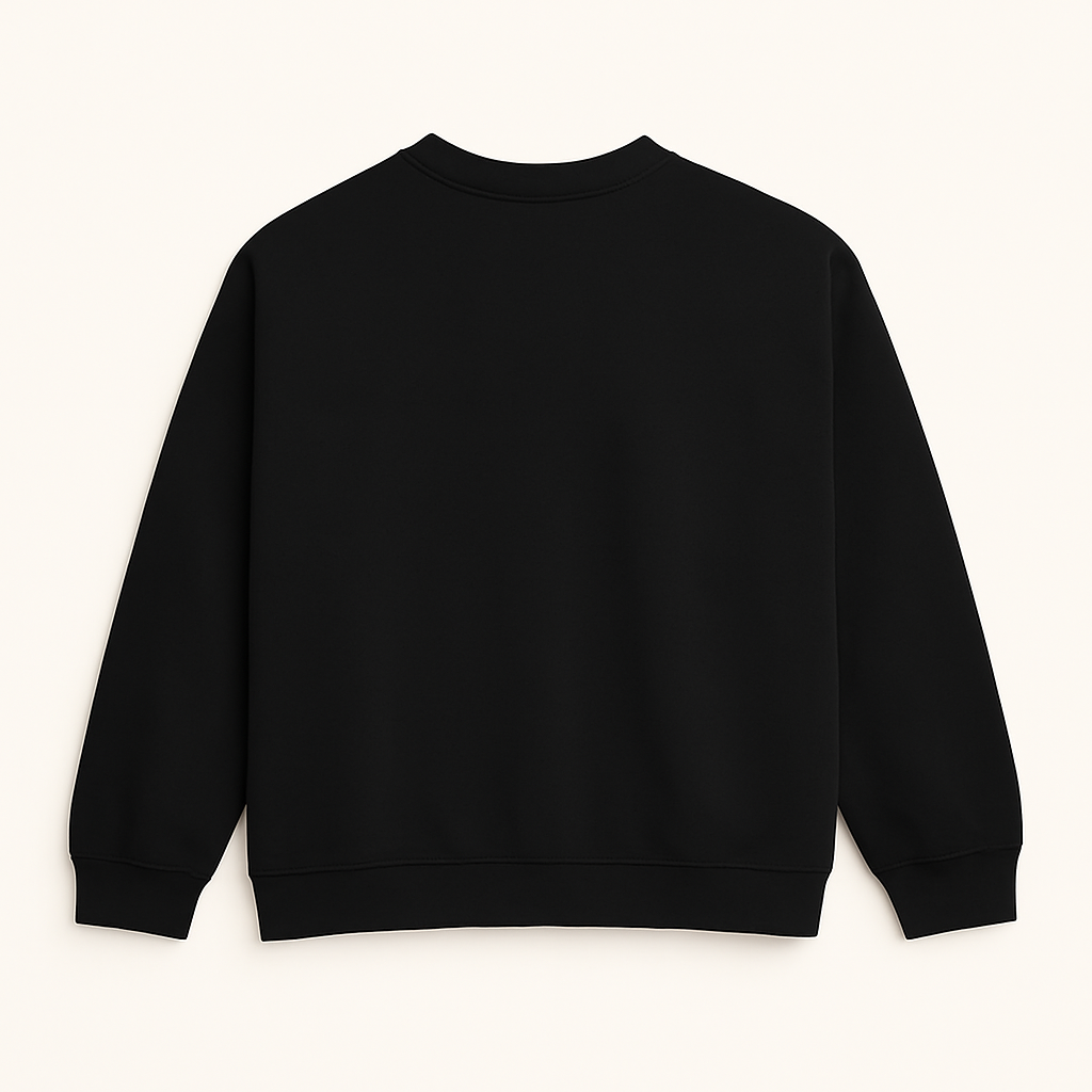 Moletom Careca Streetwear - Preto