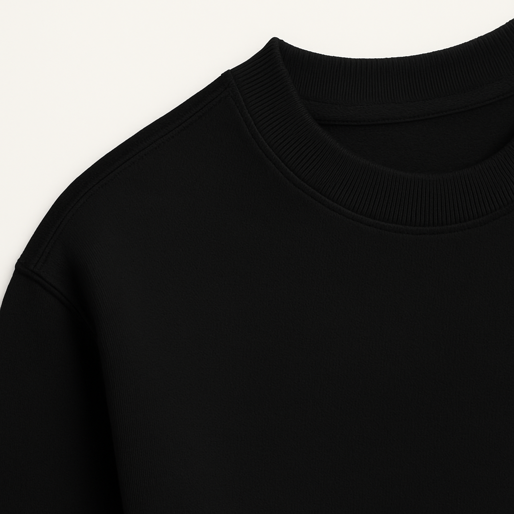 Moletom Careca Streetwear - Preto