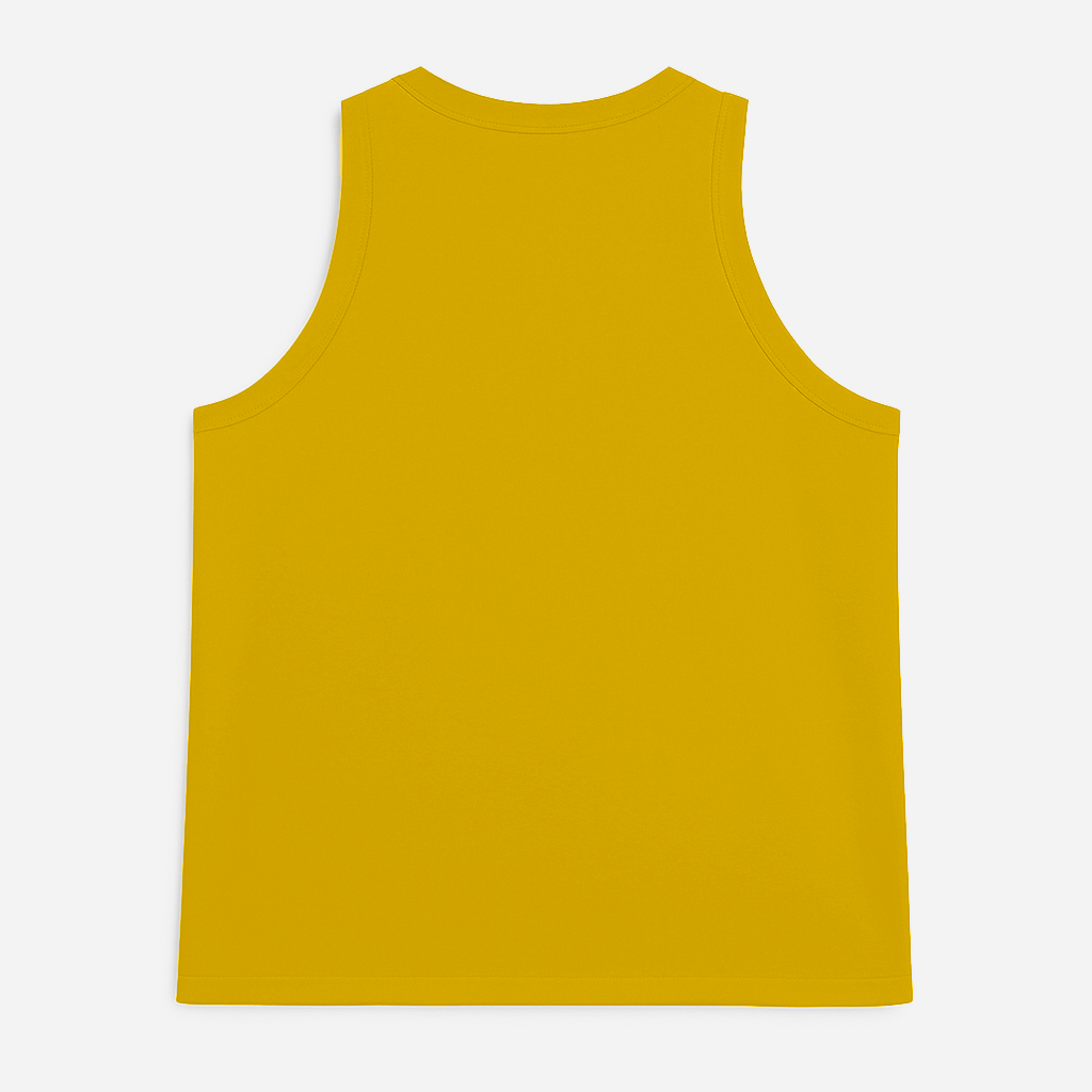 Regata Streetwear 100% Algodão - Amarelo