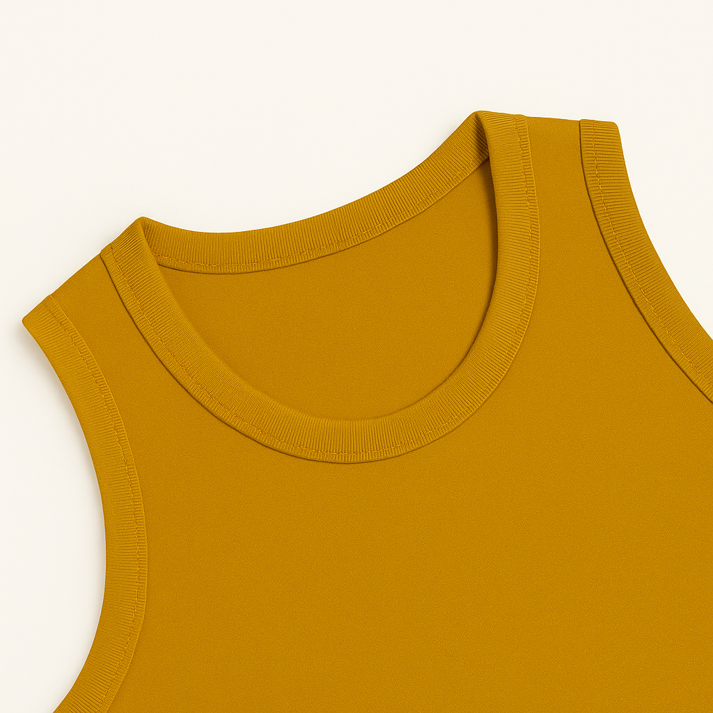 Regata Streetwear 100% Algodão - Amarelo