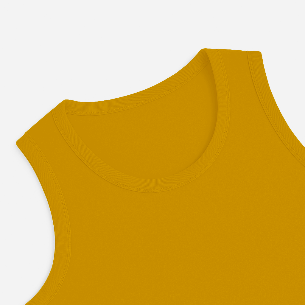 Regata Streetwear 100% Algodão - Amarelo