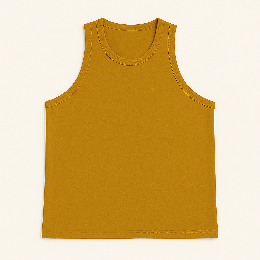 Regata Streetwear 100% Algodão - Amarelo