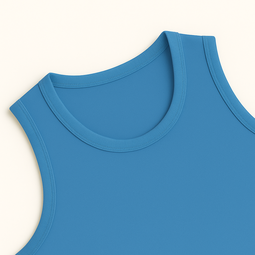 Regata Streetwear 100% Algodão - Azul Céu