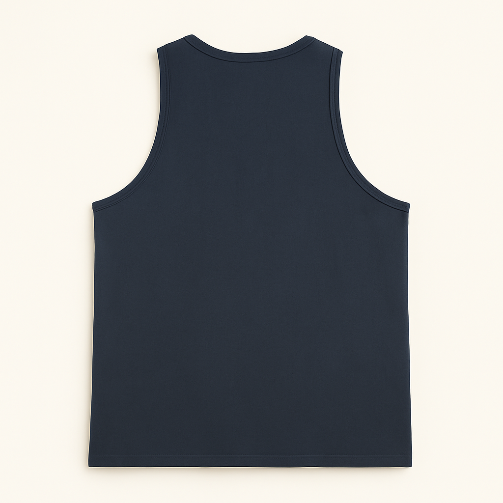 Regata Streetwear 100% Algodão - Azul Marinho